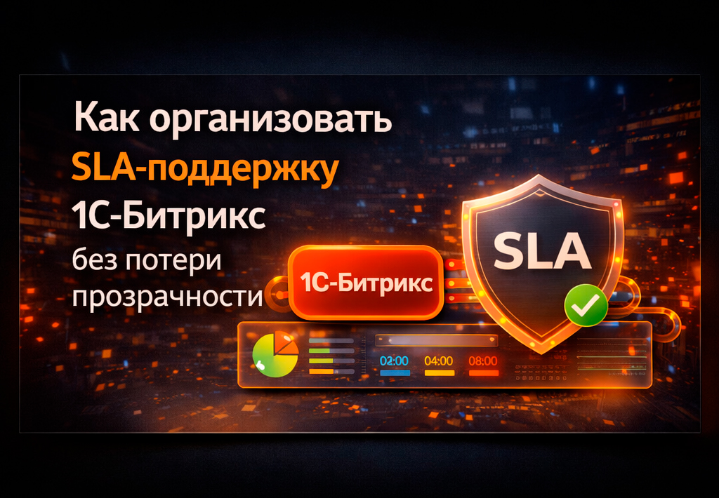 Как организовать SLA-поддержку 1C-Bitrix без потери прозрачности